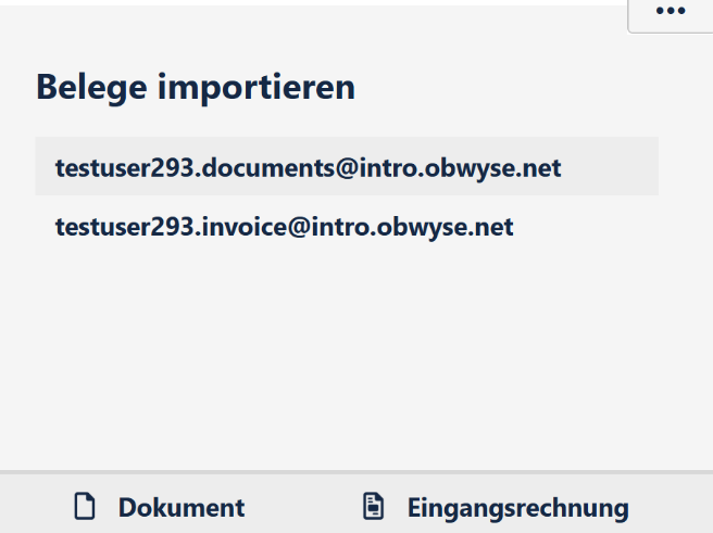 Widget-Belege-importieren