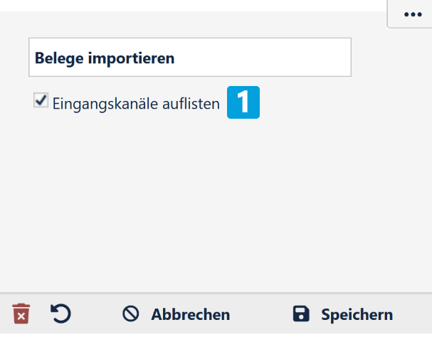 Widget-Belege-importieren-Bearbeitungsansicht