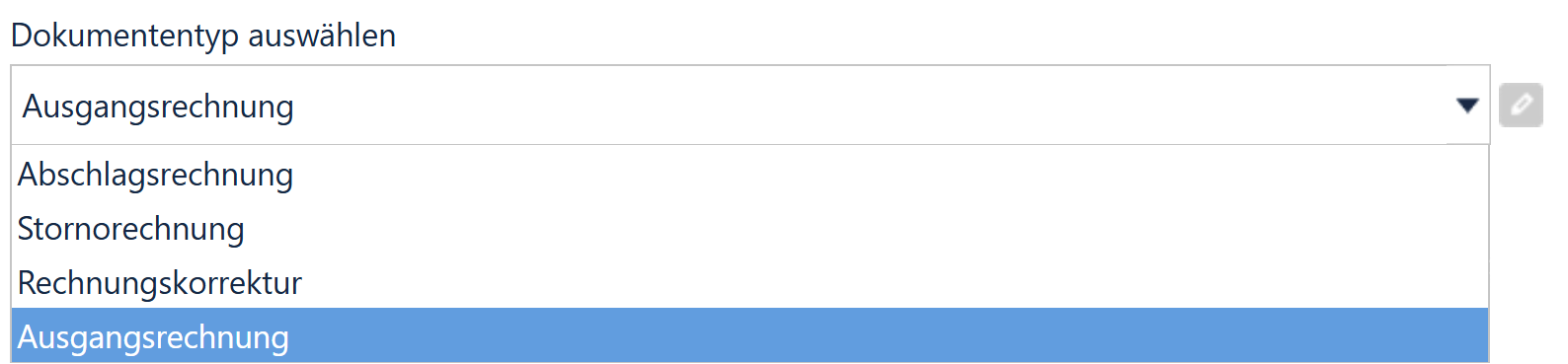 Dokumententyp-auswählen