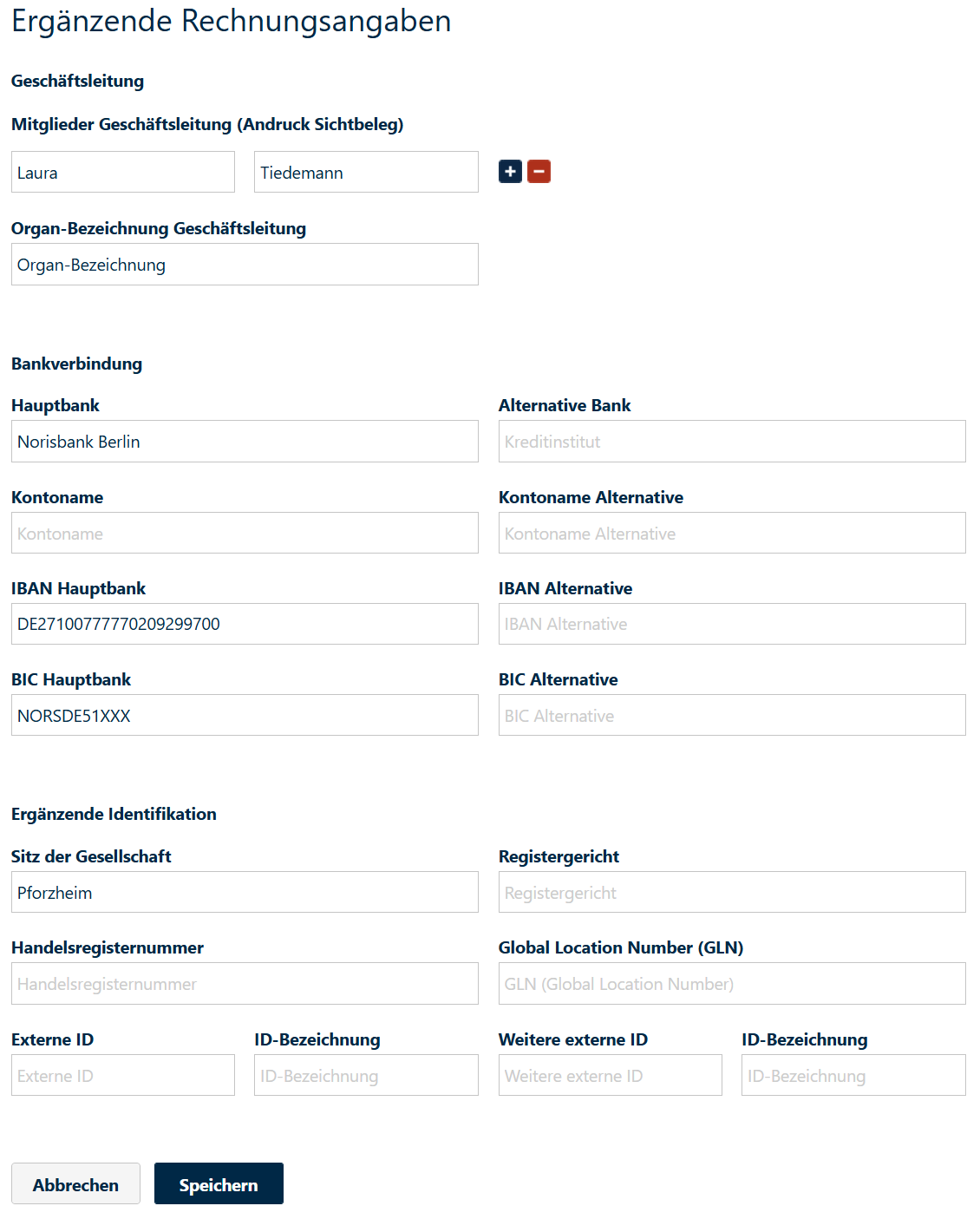 Rechnungserstellung_Ergänzende_Rechnungsangaben-Eingabemaske